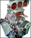 HatCarb with   Birdcatcher for   4500   Dual Carb  adapter setup  for DOMINATORS